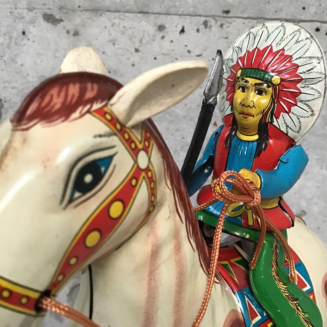 50年代 ブリキのおもちゃ 『 アパッチライダー』 日本製 美品