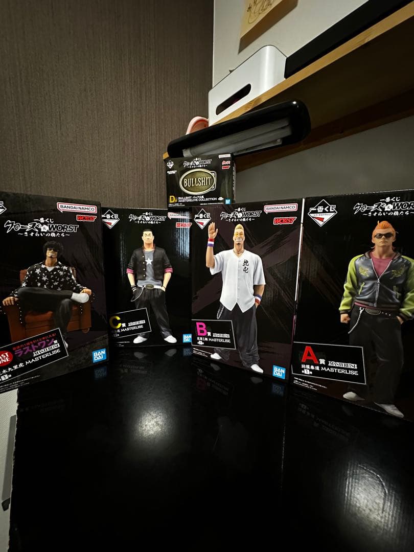 クローズ 一番くじA賞 B賞 C賞D賞ラスト賞5点セットおまけ付き一番くじの紙