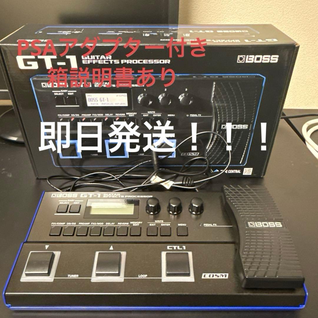 BOSS GT-1 ギターエフェクター PSA-100アダプター付き箱説明書あり