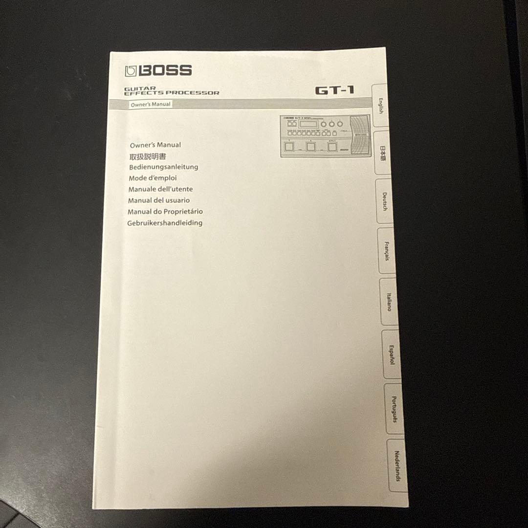BOSS GT-1 ギターエフェクター PSA-100アダプター付き箱説明書あり