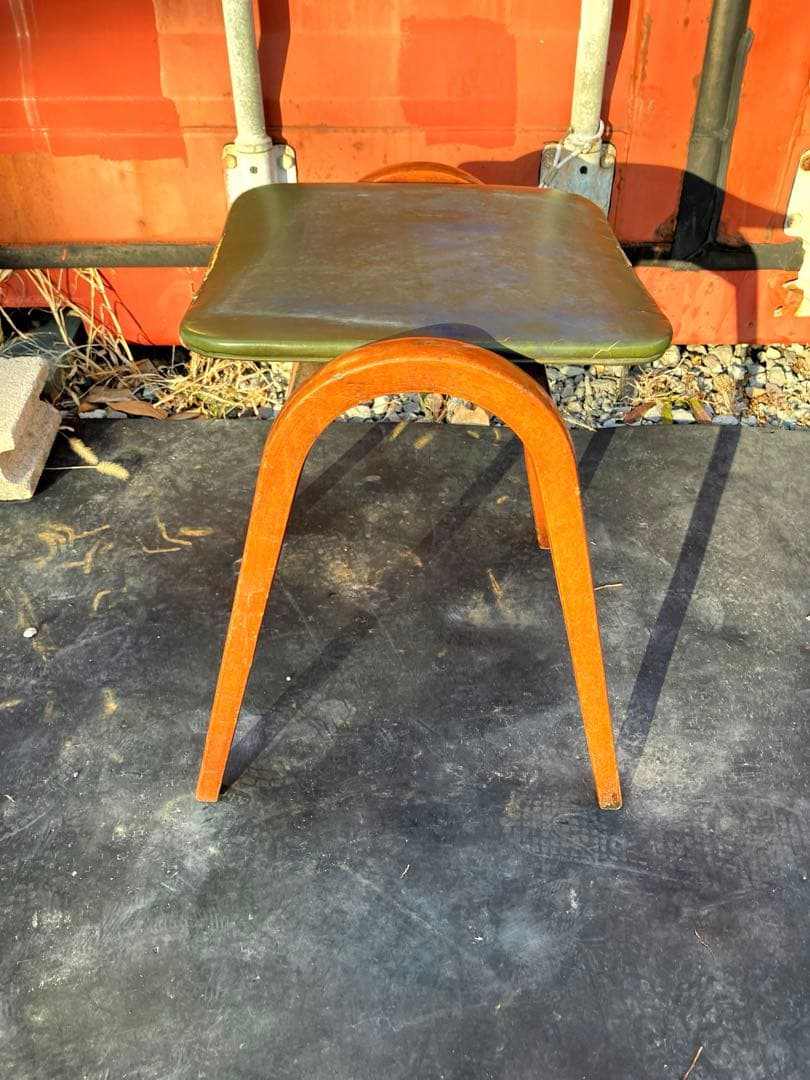 ヴィンテージ　秋田木工　剣持勇　スタッキングスツール