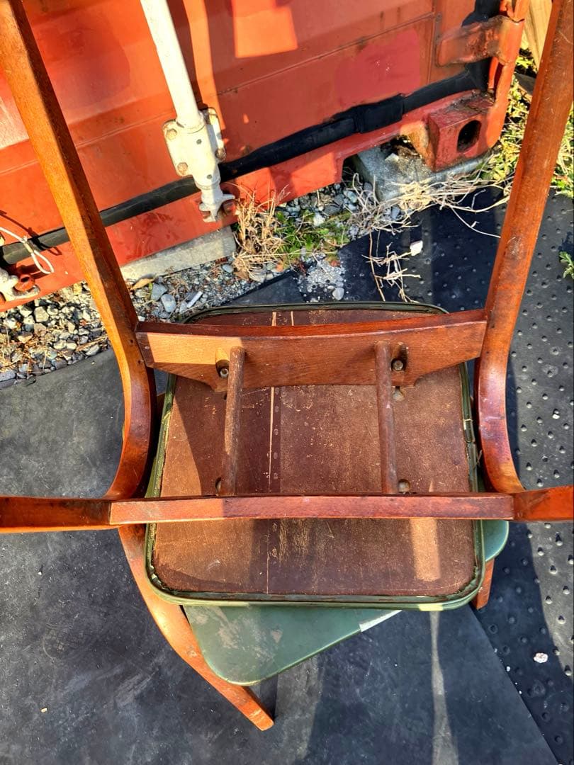 ヴィンテージ　秋田木工　剣持勇　スタッキングスツール