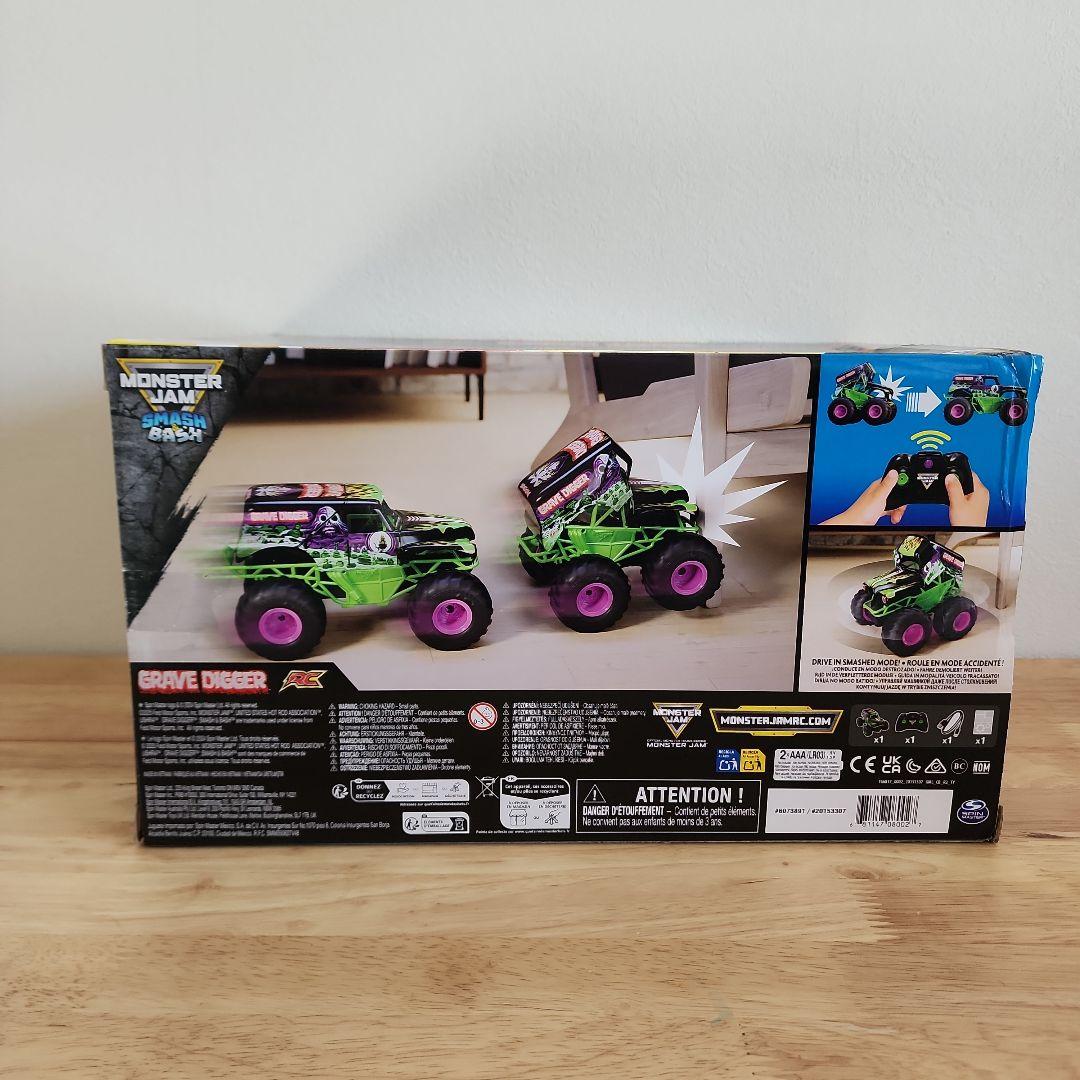 モンスタージャム 巨大 スマッシュ＆バッシュ グレイブディガーモンスタートラック