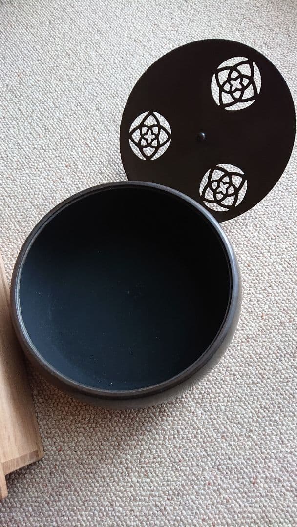 銅製 建水 木箱入