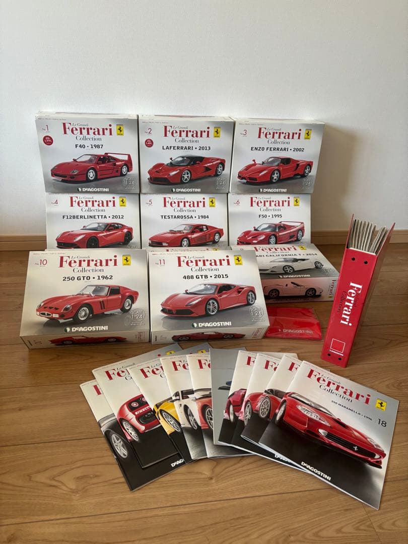 デアゴスティーニ　ケース未開封1/24フェラーリコレクション　31台分