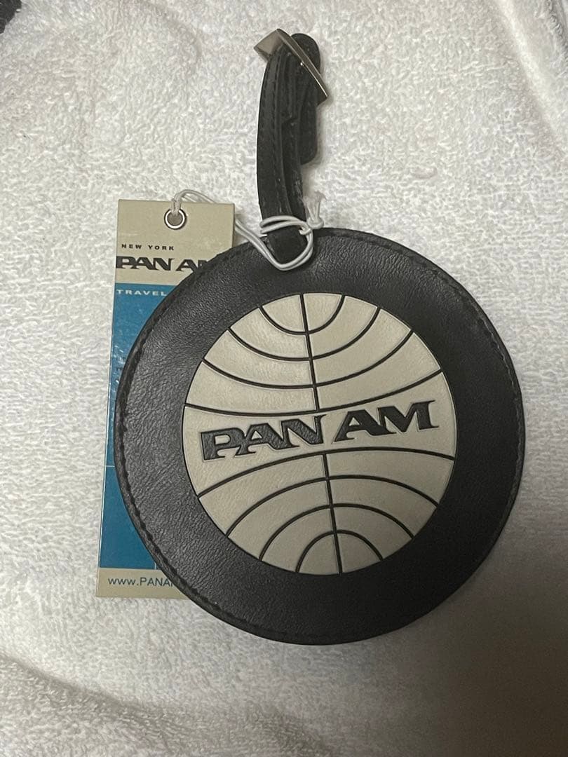米国購入パンナム、パンアメリカン航空　荷札バゲージタグ