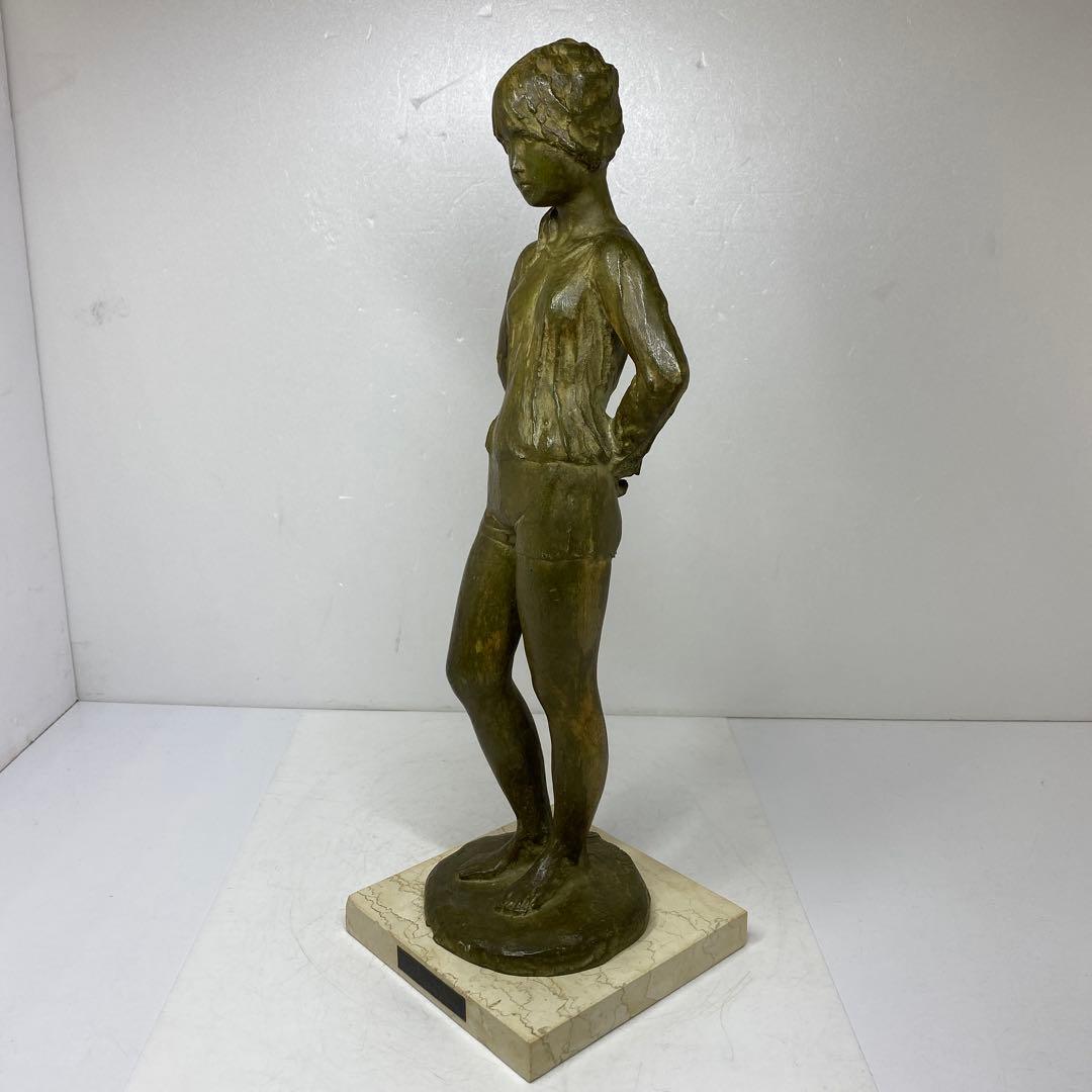 高野佳昌　ブロンズ　高さ約47.4㎝　トニエ　東さ7-0809☆2F