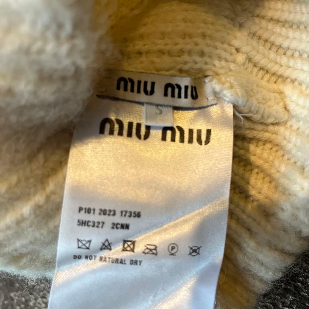 MIU MIU アルパカニット　帽