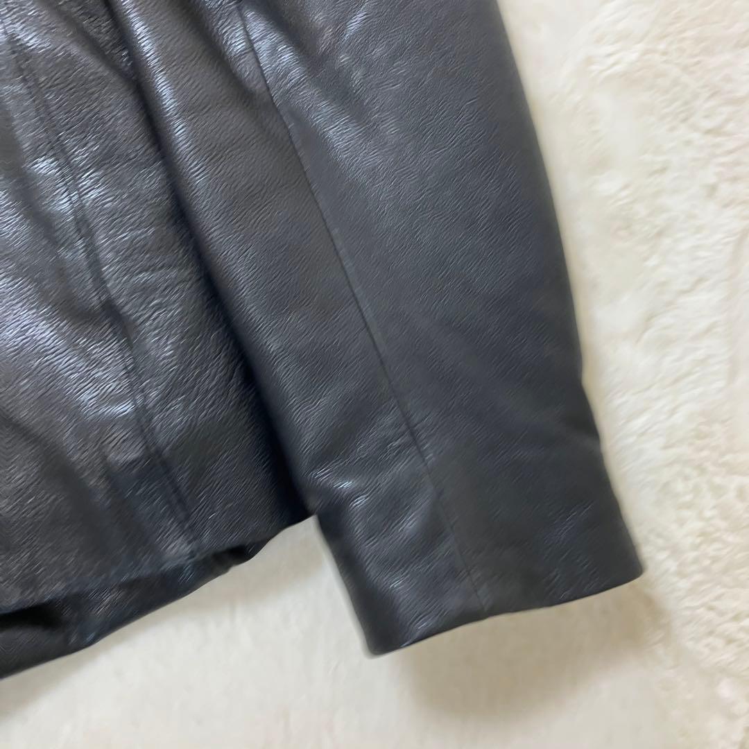 美品✨ユナイテッドアローズ やぎ革 ゴート レザージャケット 裏地キルティング