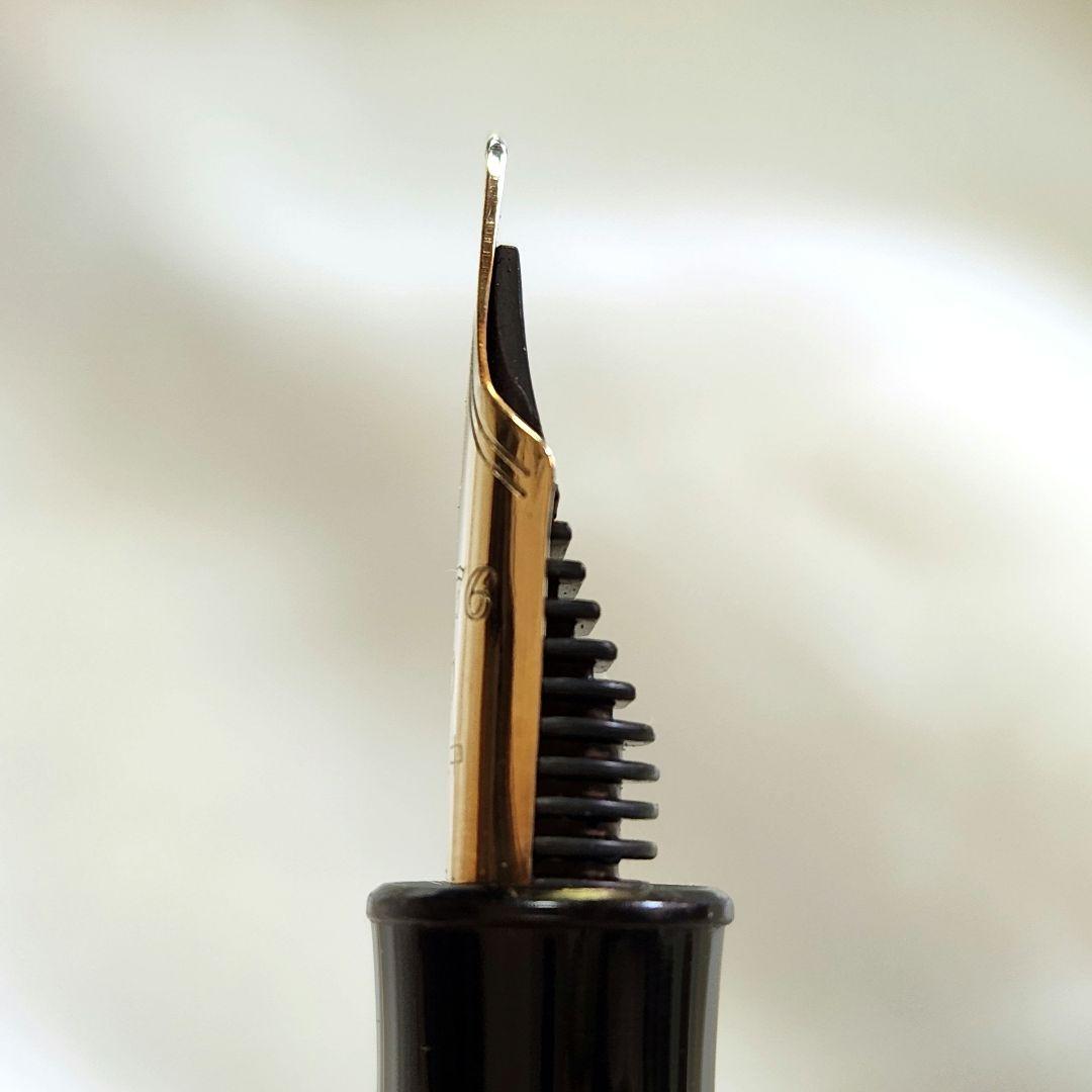 プラチナ URUSHI MAKI-E #3776 14K 中　蒔絵　京雲　桔梗？