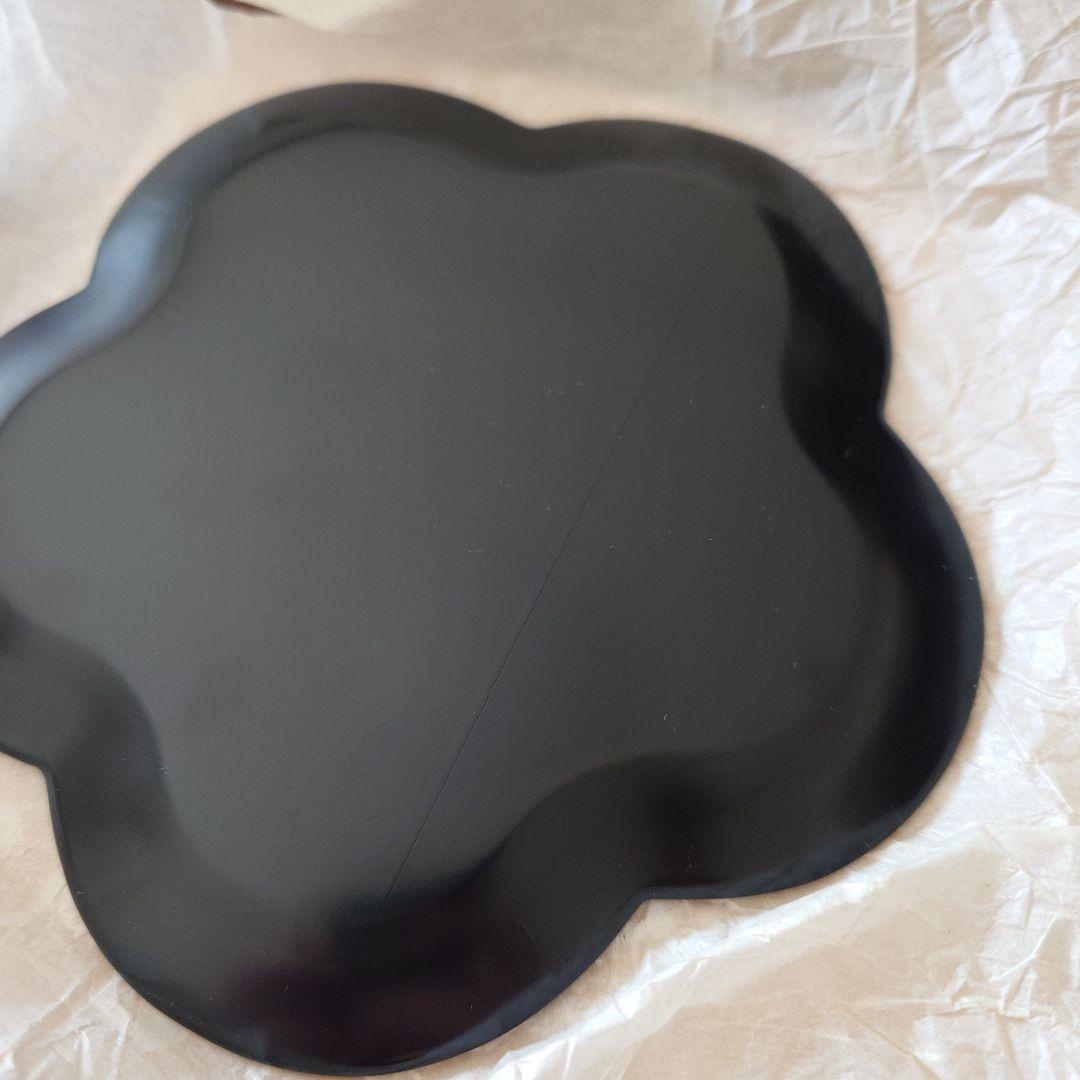 【昭和レトロ】漆器 菓子器（銘々皿）5個と和菓子用楊枝5本のセット