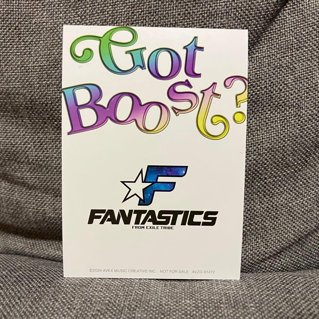 FANTASTICS 木村慧人 GotBoost? 特典 トレカ 絵柄A