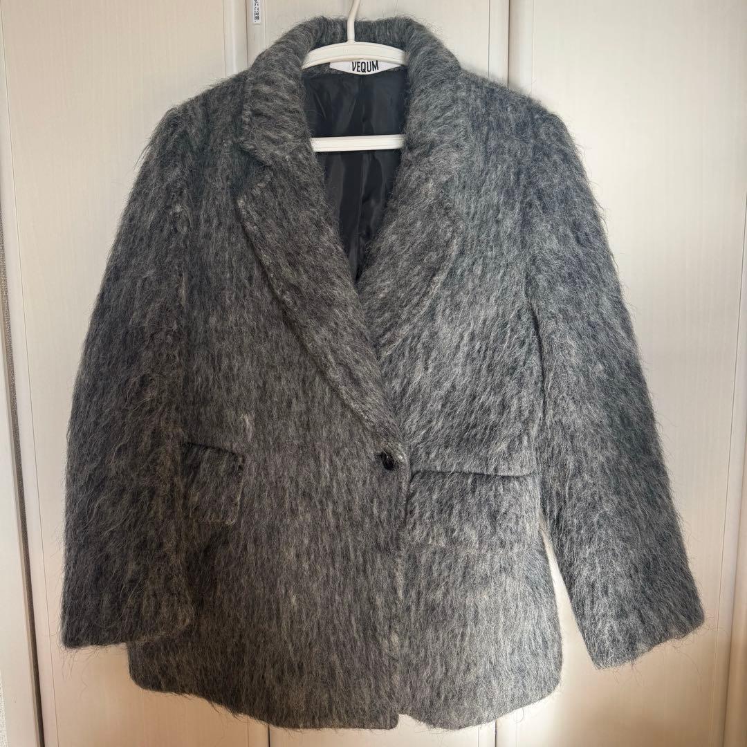 VEQUM シャギージャケットコート