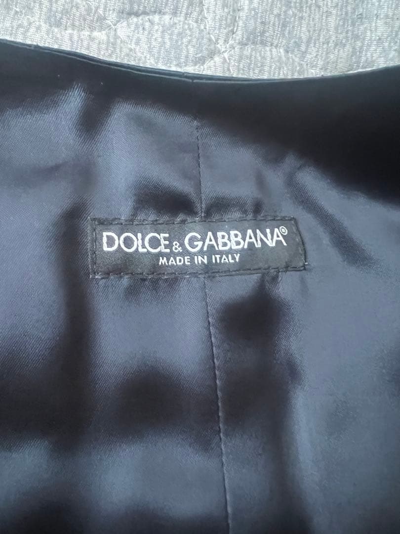 Dolce&Gabbana 黒いスーツベスト サイズ46