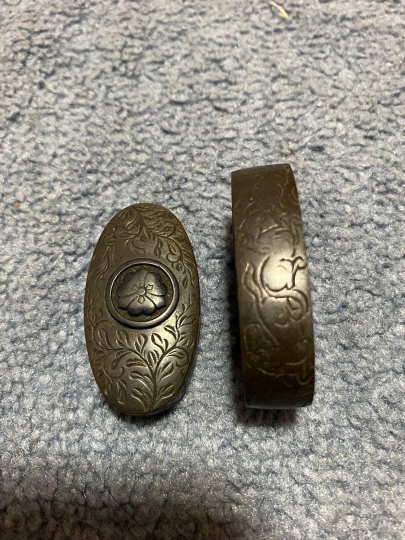 縁頭　剣片喰　時代物