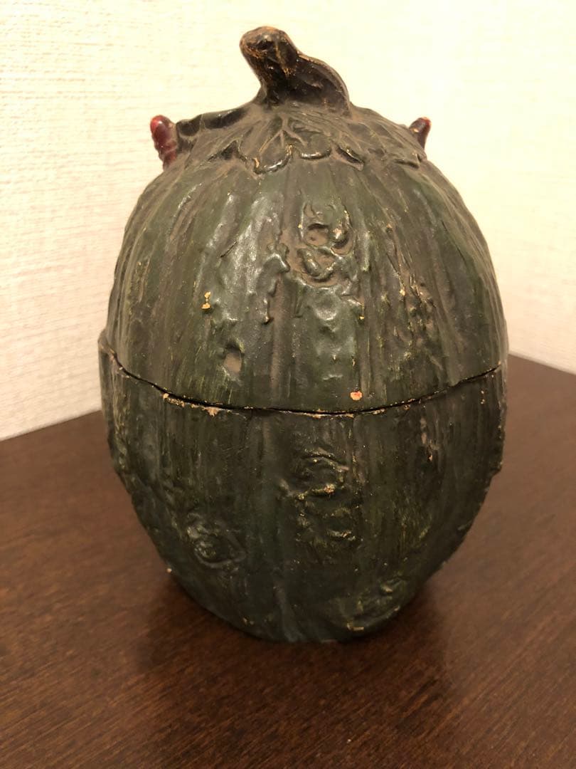 アンティーク　デビル 悪魔 サタン 骨董　ヒュミドール　髑髏　骸骨　ビンテージ