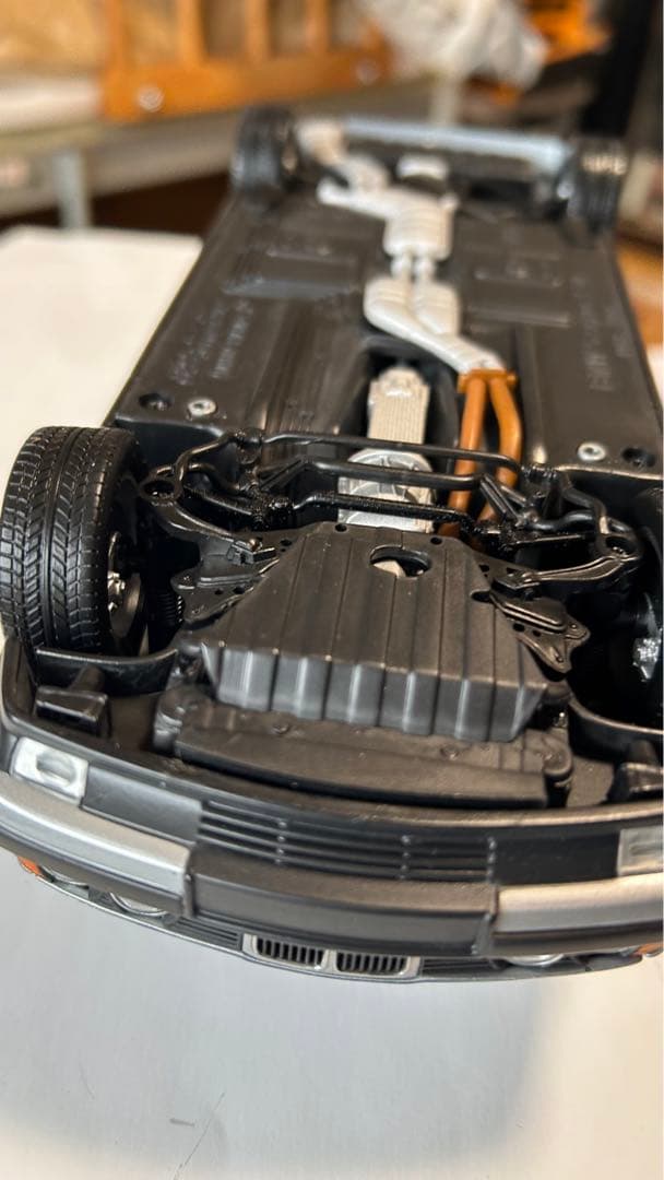 加山又造作　アート模型＋カー冊子 BMW ５シリーズ完成品