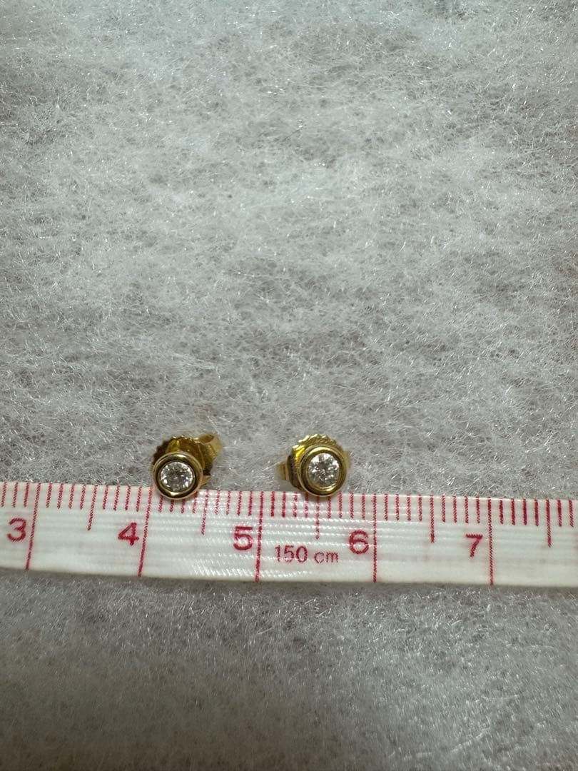 Tiffany & Co. バイザヤード　0.16 YG イエローゴールド