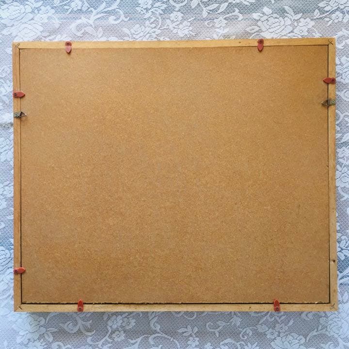 絵画 風景画 油彩 森林 湖畔 Ｆ６号