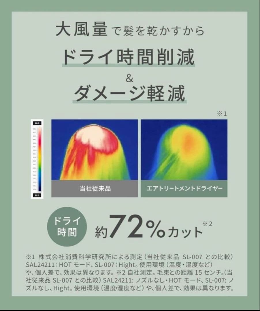 SALONIA エアトリートメントドライヤー グラファイトブラック 最上位モデル