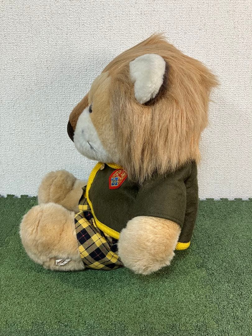 吉徳　ライオンのぬいぐるみ　昭和レトロ　FINE SUCCESS