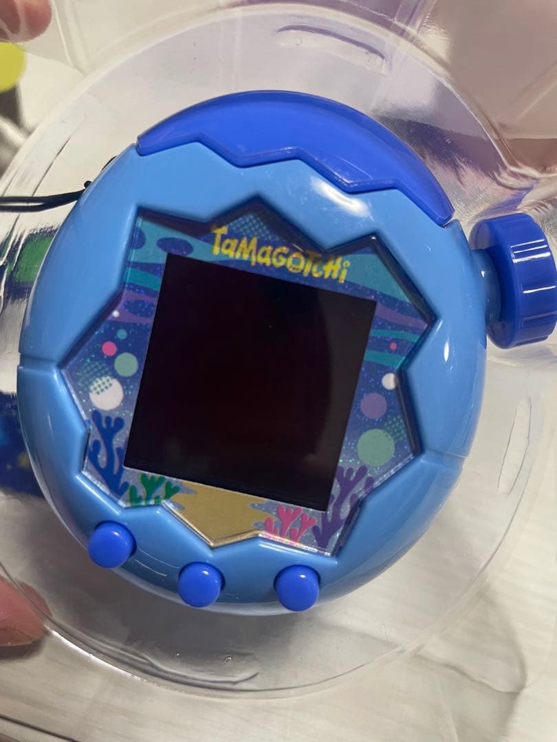 たまごっちパラダイス 青 ストラップ付き