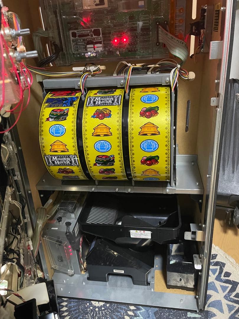 送料込 中古 モンハン 月下雷鳴 スロット データカウンター付き