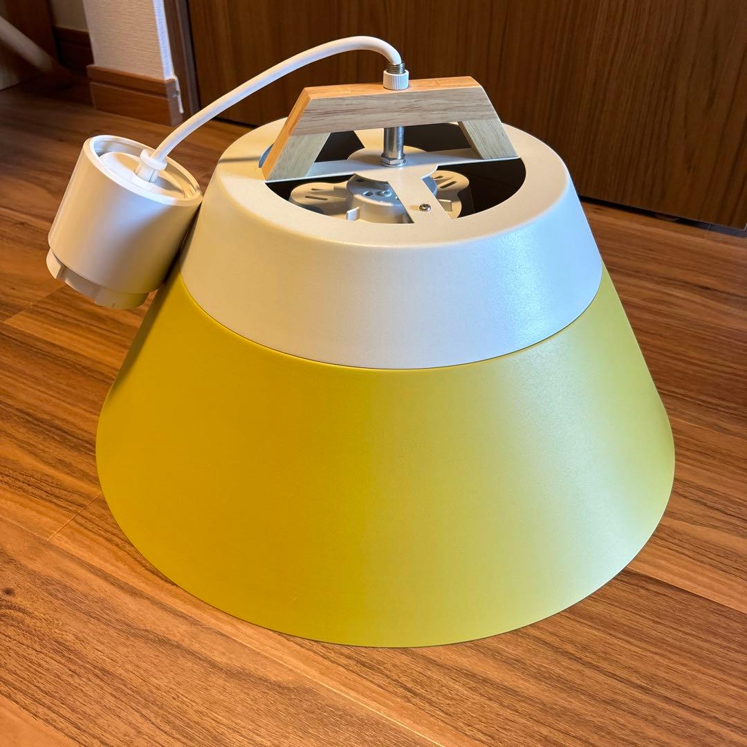 シーリングライト・天井照明 LAMP by 2TONE 3BULB PENDANT WH/YE BRID