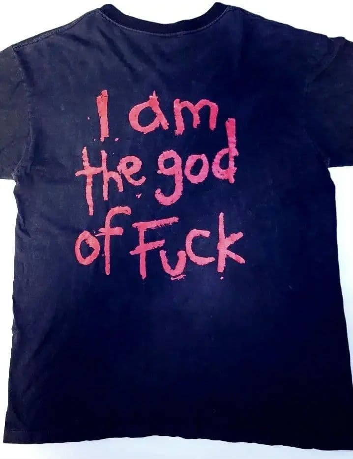 90's マリリンマンソン I am the god of Fuck Tシャツ
