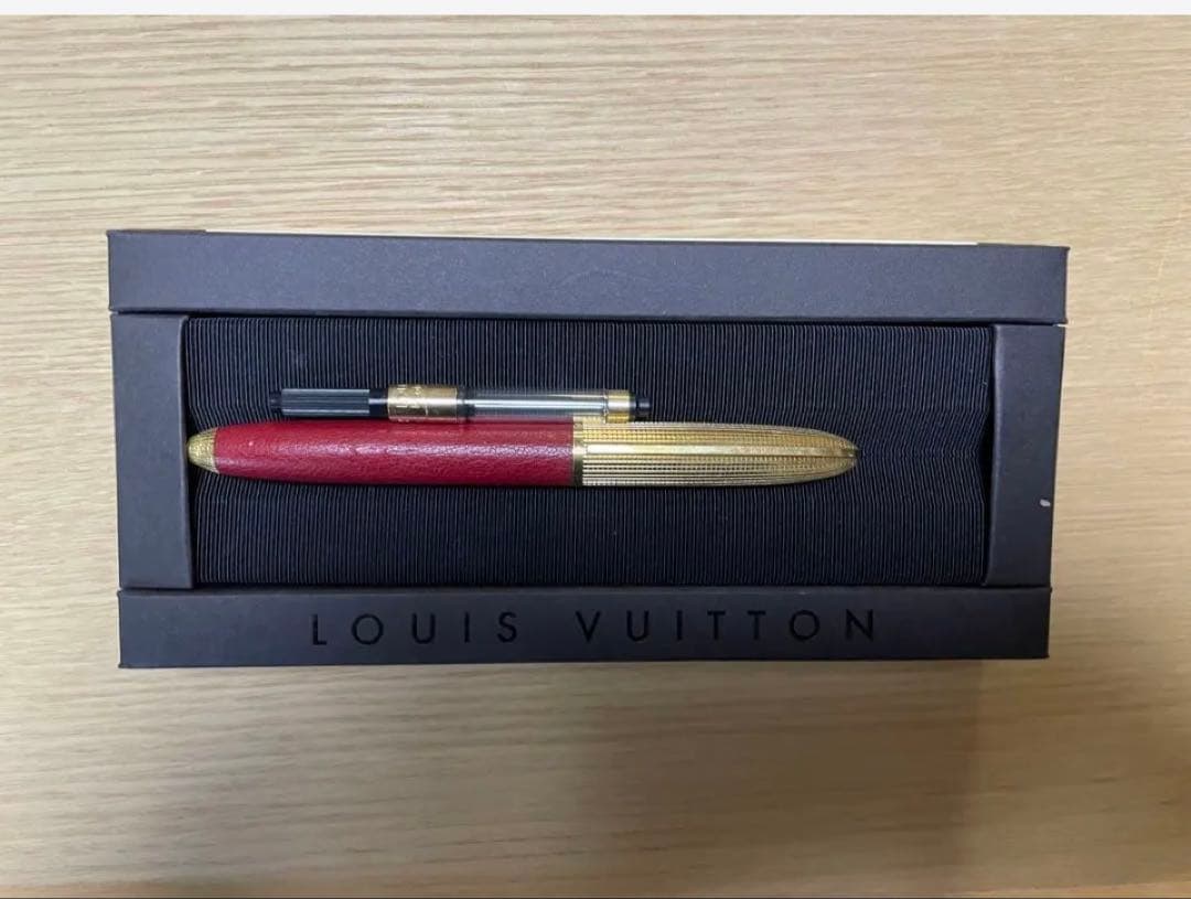ルイヴィトン万年筆（18Ｋ）BOX・純正インクカートリッジ13本付き