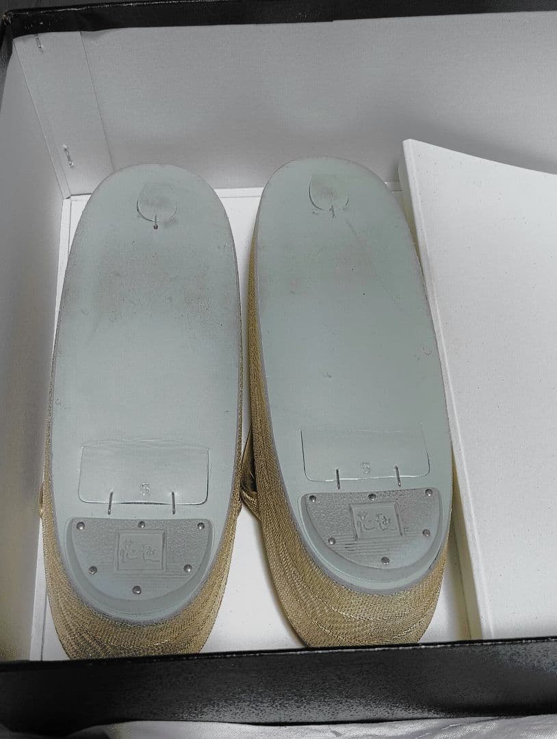 キンワシ印　草履バッグセット　ゴールド　レインボー　着物　和装　和服