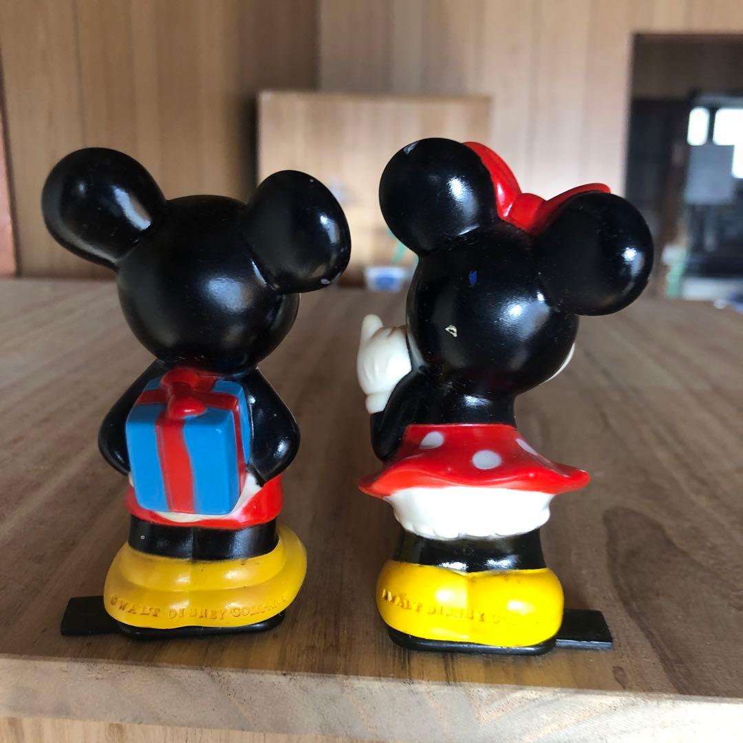 レトロミッキー、ミニーソフビ鉛筆削り