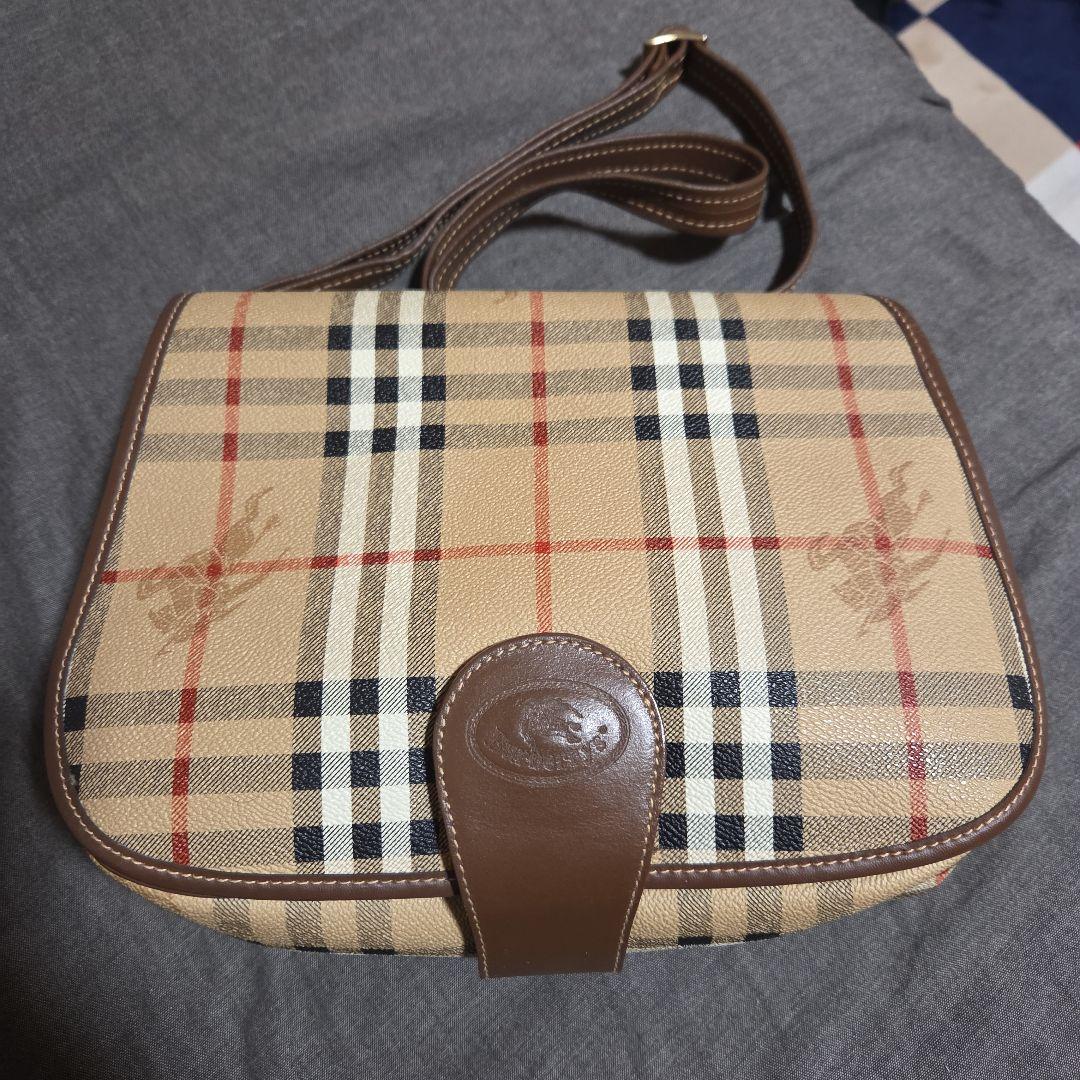 Burberry チェック柄 ショルダーバッグ
