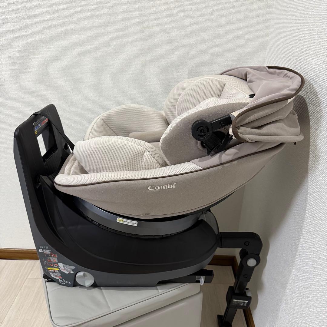 【極美品】クルムーヴスマートISOFIX エッグショック tete a tete