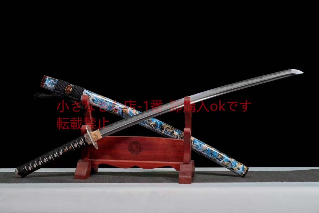 三枚合わせ鋼侍刀【凌影】 古兵器 武具 刀装具 日本刀 模造刀 居合刀