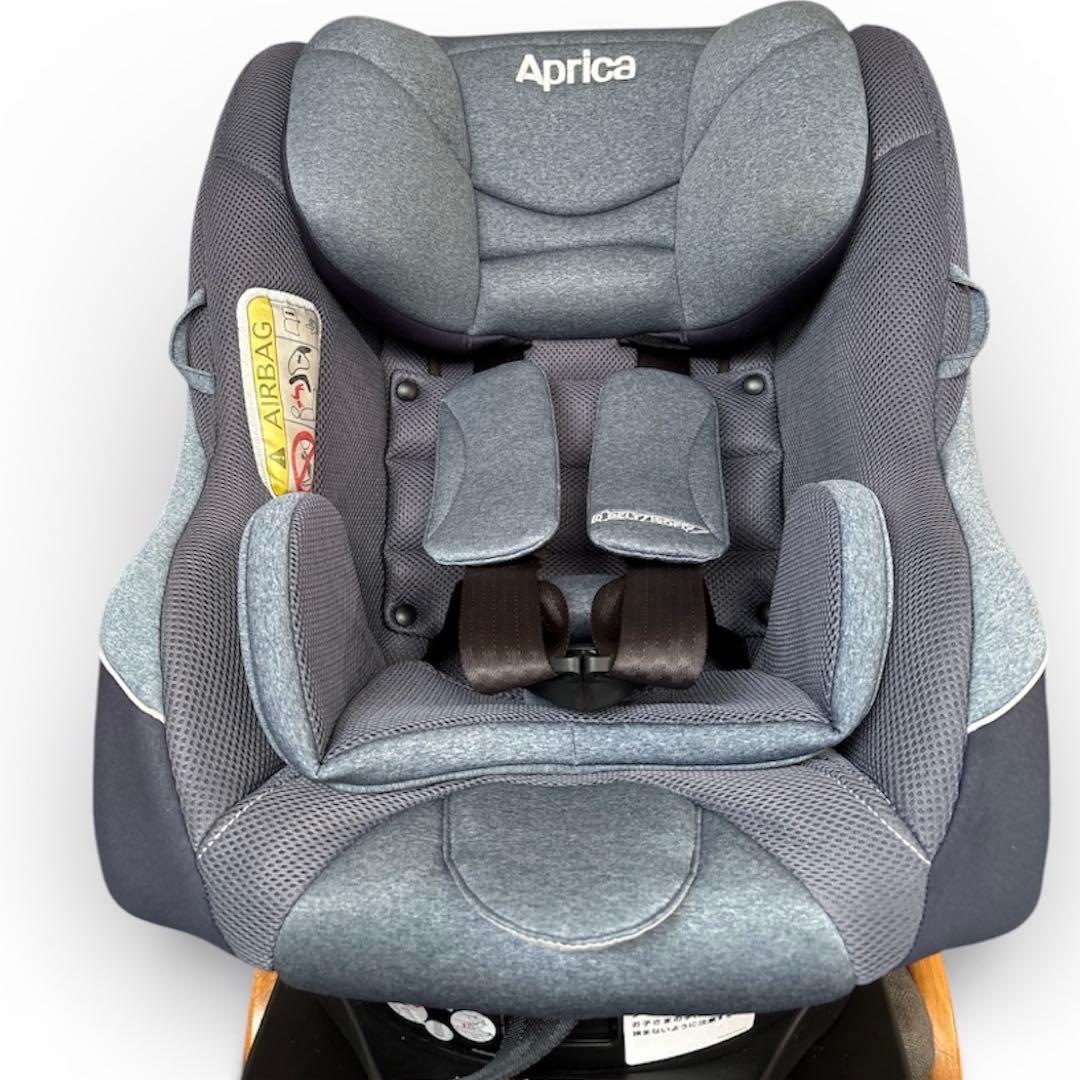 美品✨Aprica クルリラAD チャイルドシート ISOFIX ネイビー
