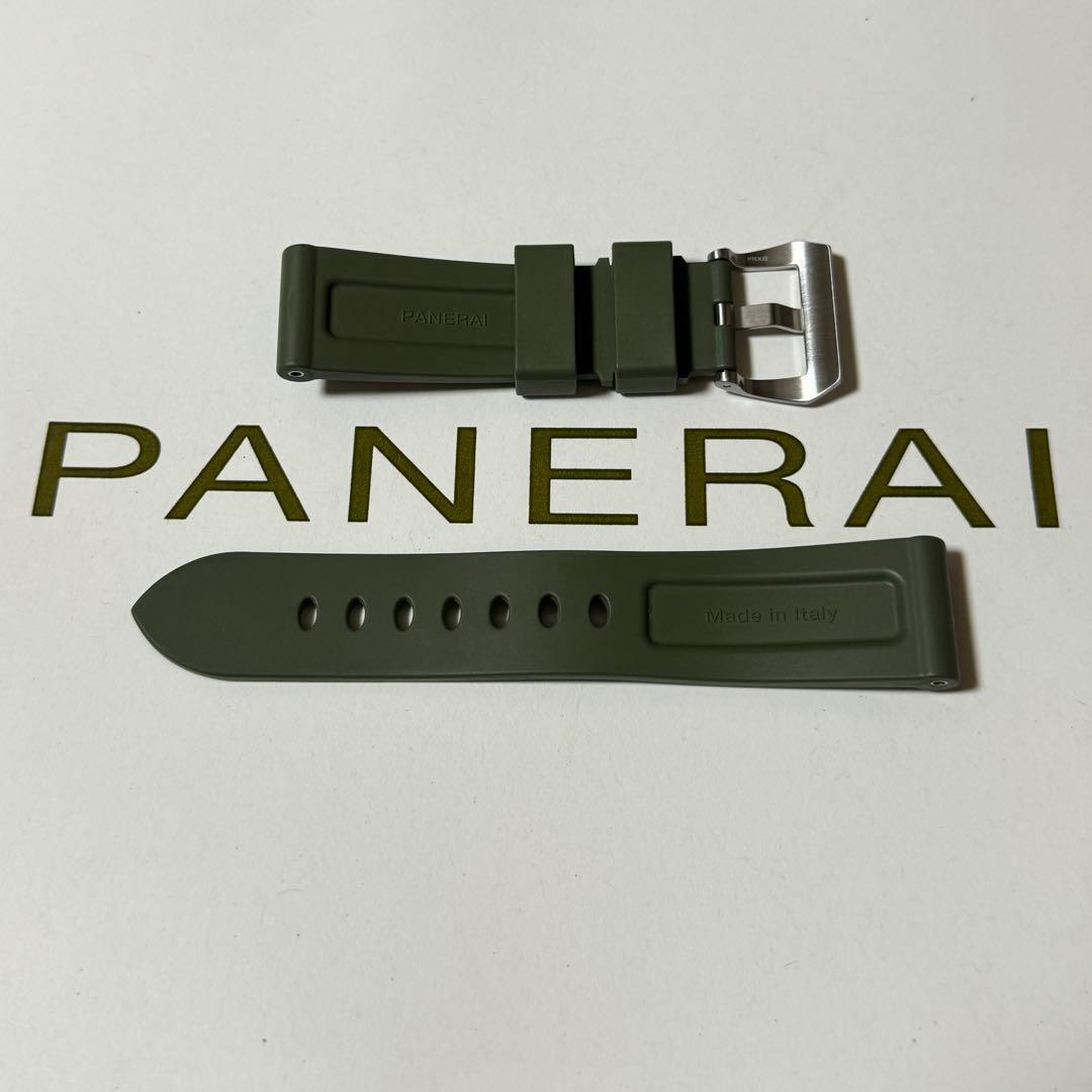 まろ パネライ ルミノールマリーナ42mm用ラバーベルト