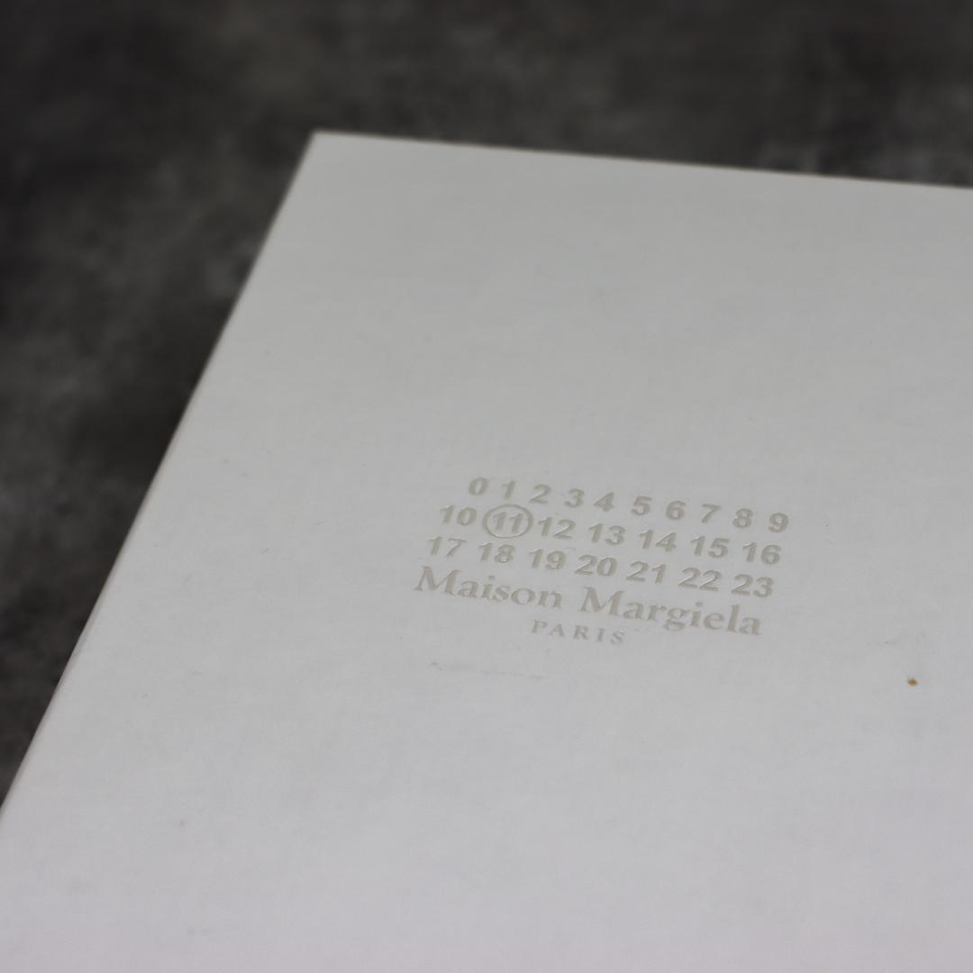 Maison Margiela 三つ折り 財布 レザー グレー ステッチ