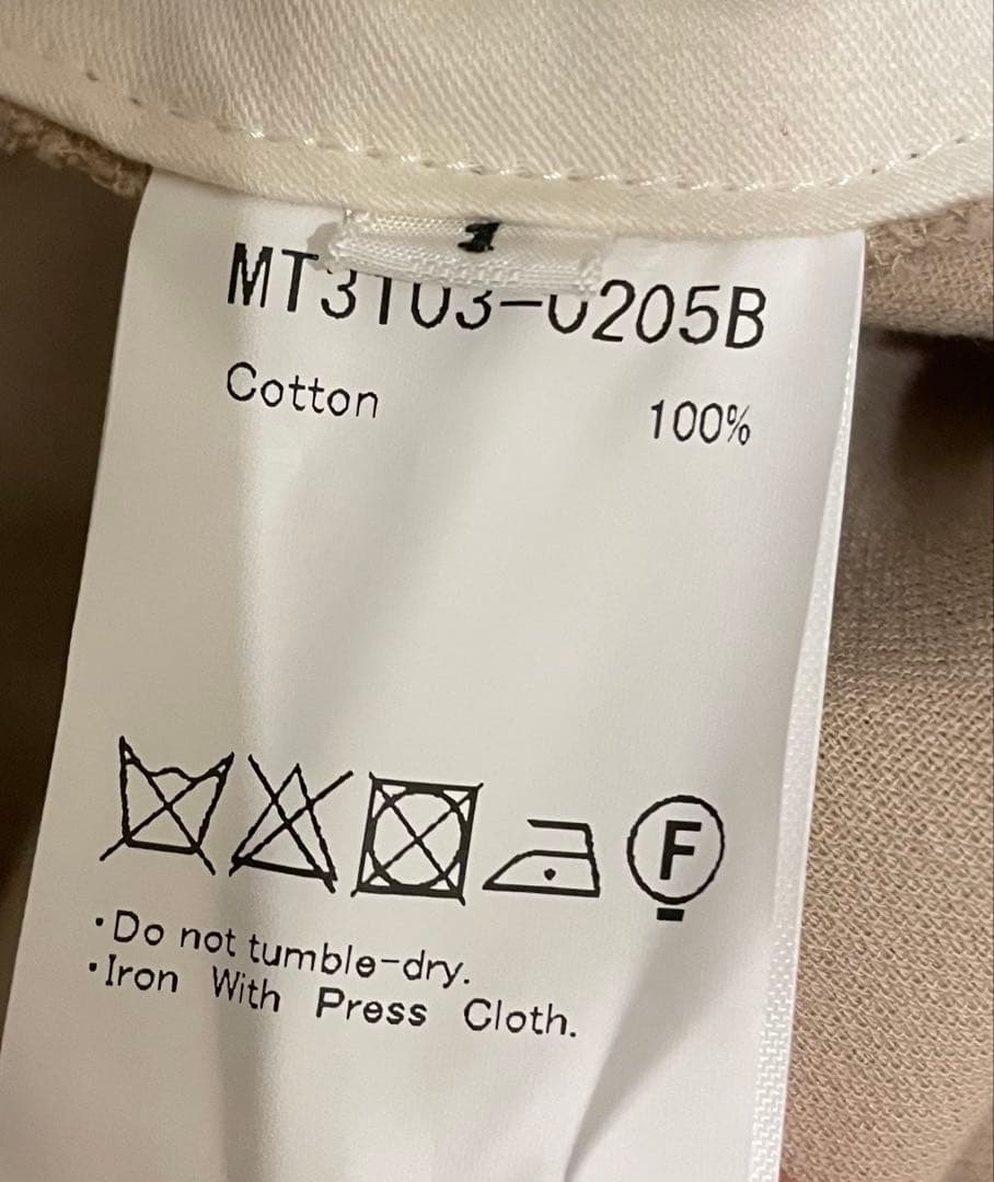 MAATEE & SONS　俺CHINO COTTON ベージュ　サイズ1