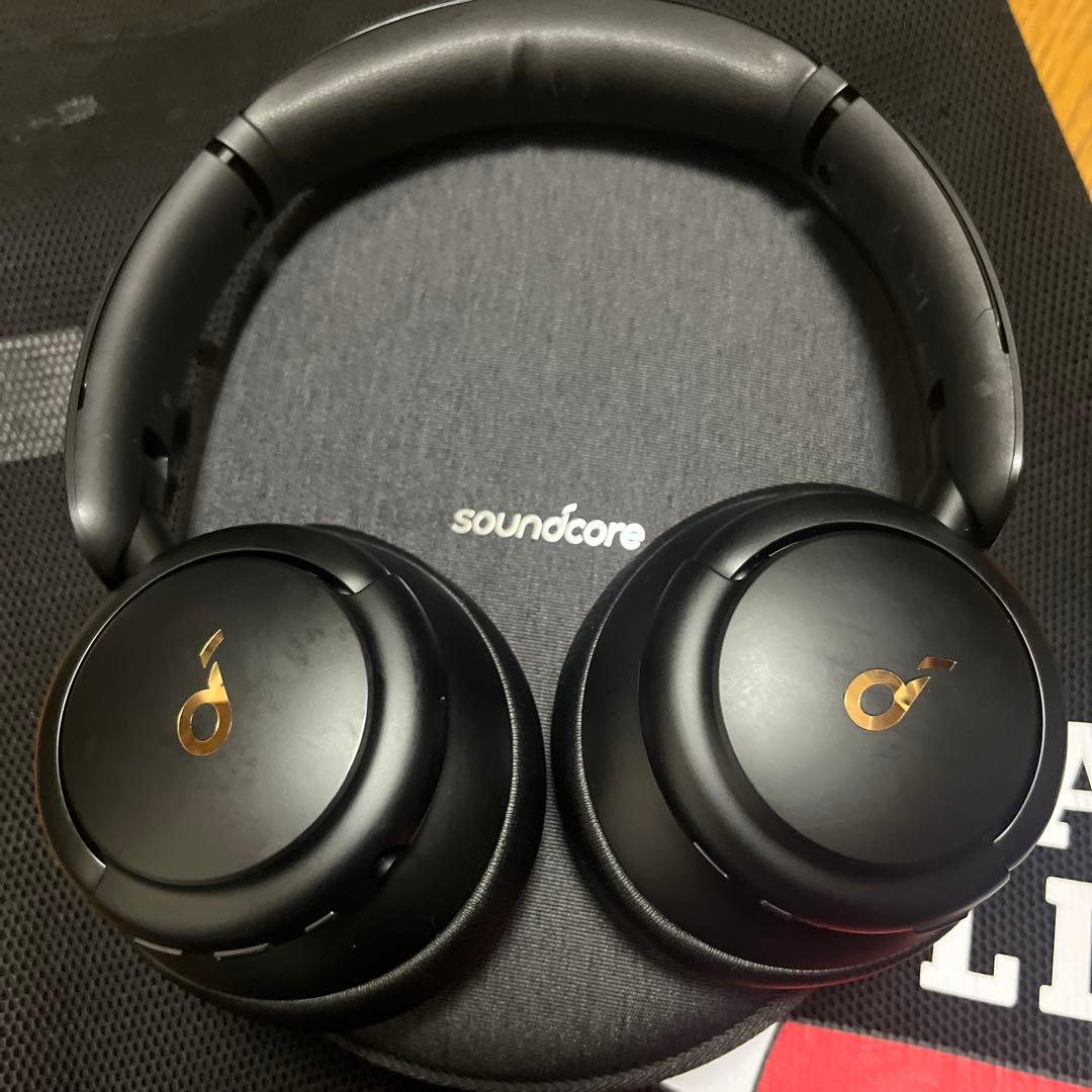 soundcore ケース付きワイヤレスヘッドホン ブラック