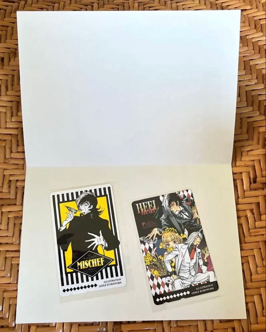 黒沼オディール　小島文美　悪役商会　ブラックジャック 未使用カード　値下げ