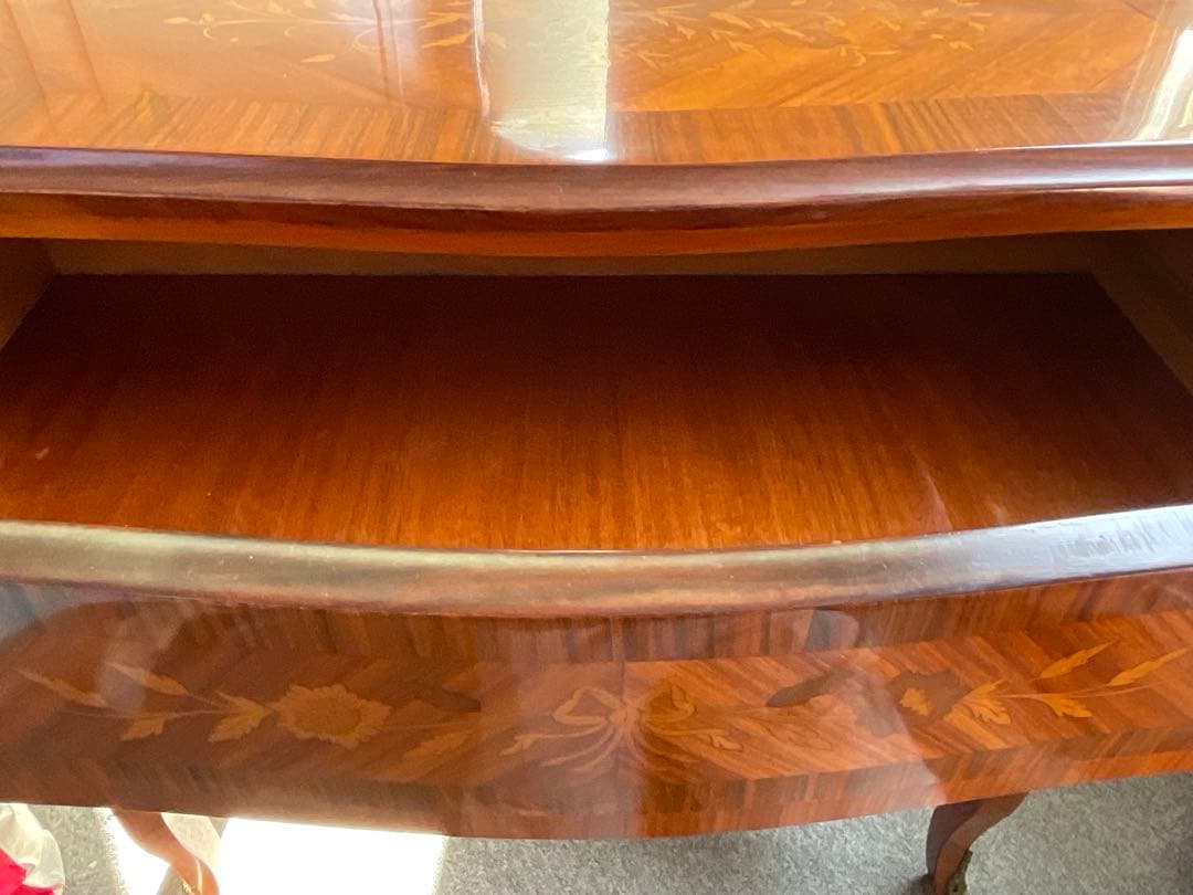 木製装飾チェスト 3段　猫脚　イタリア