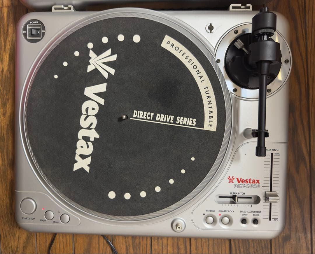 VESTAX PDX-2000 ターンテーブル2台