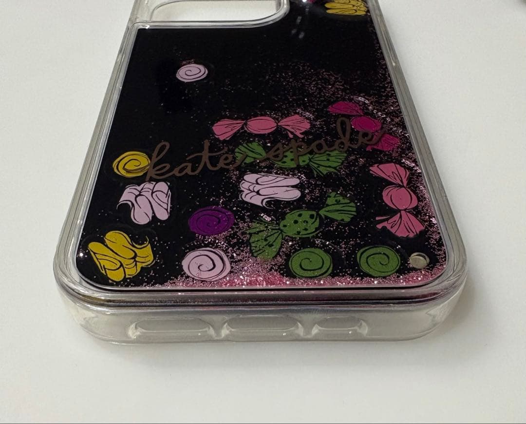 ☆SALE☆KATE SPADE iPhone13Proケース ブラックマルチ