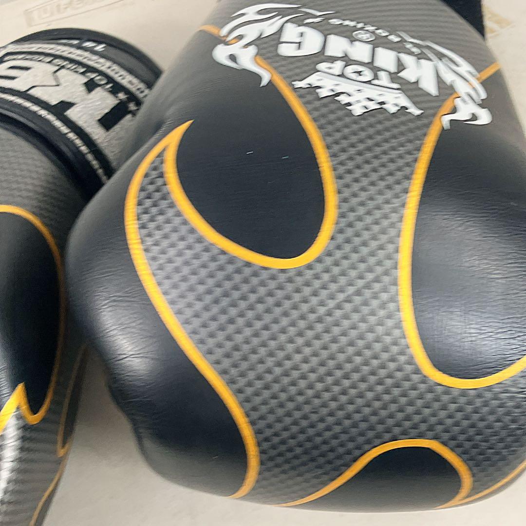 美品　王者ヘッドギア　トップキング キックボクシング　グローブ 14オンス L