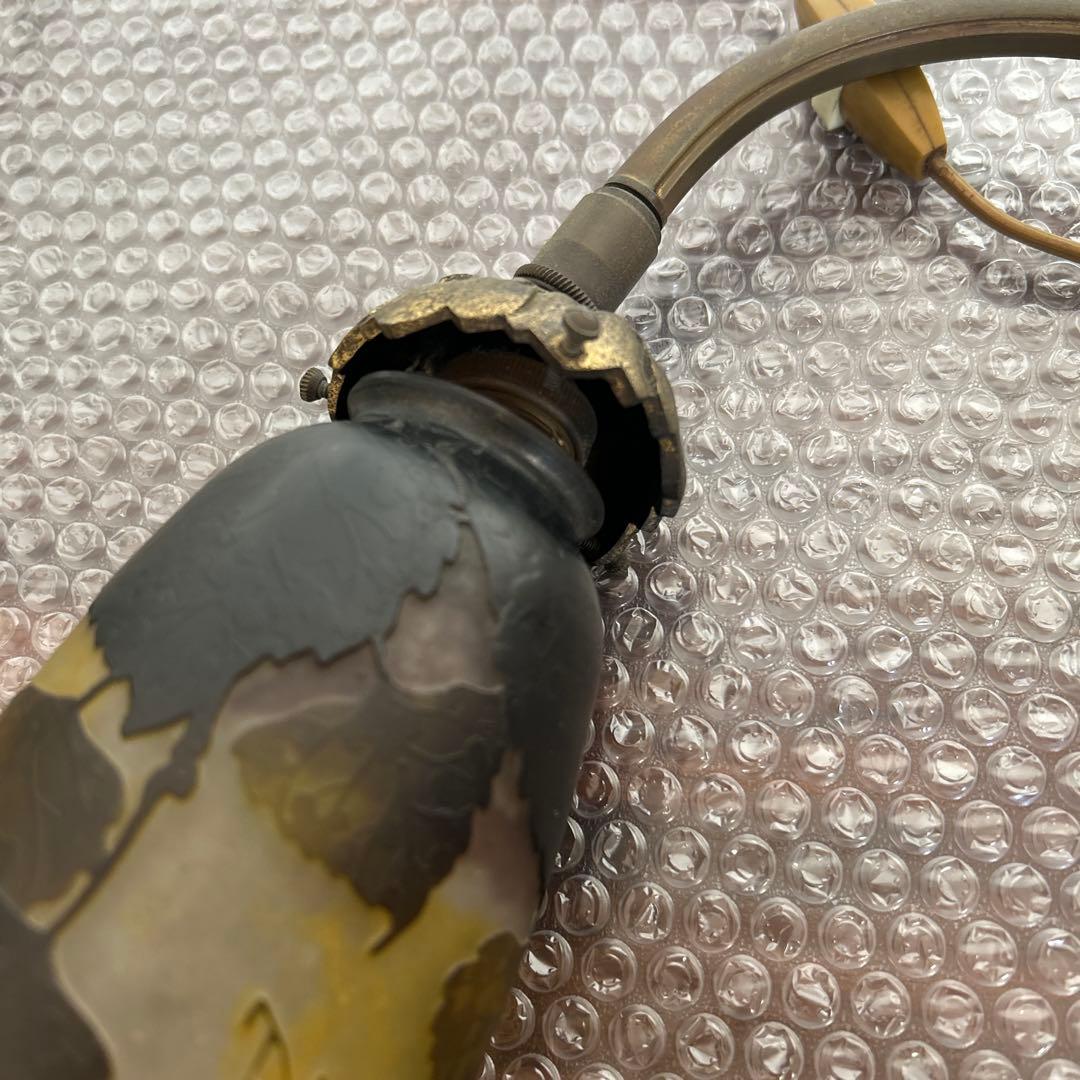 ドーム ナンシー 枯葉文 スタンドランプ