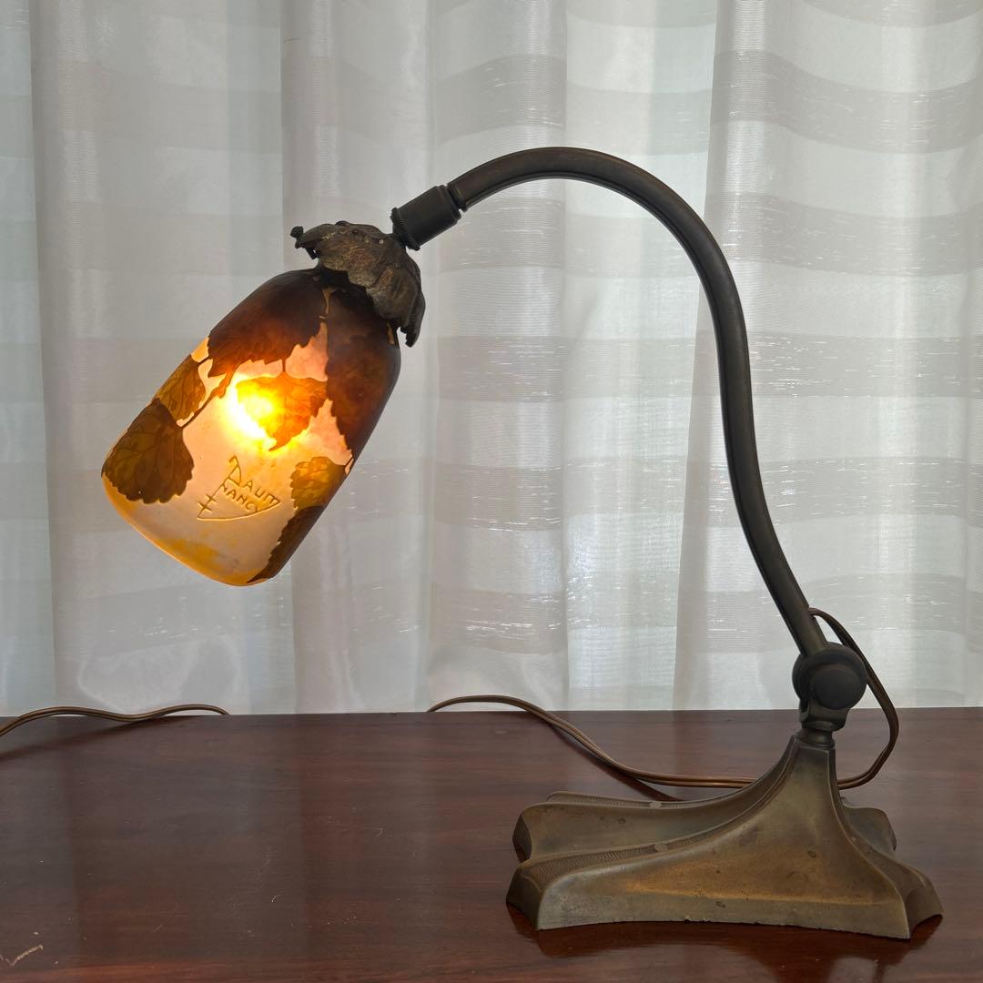 ドーム ナンシー 枯葉文 スタンドランプ