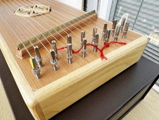 美品 真琴 16弦 専用ケース付き　ヒーリング　神具　真麻