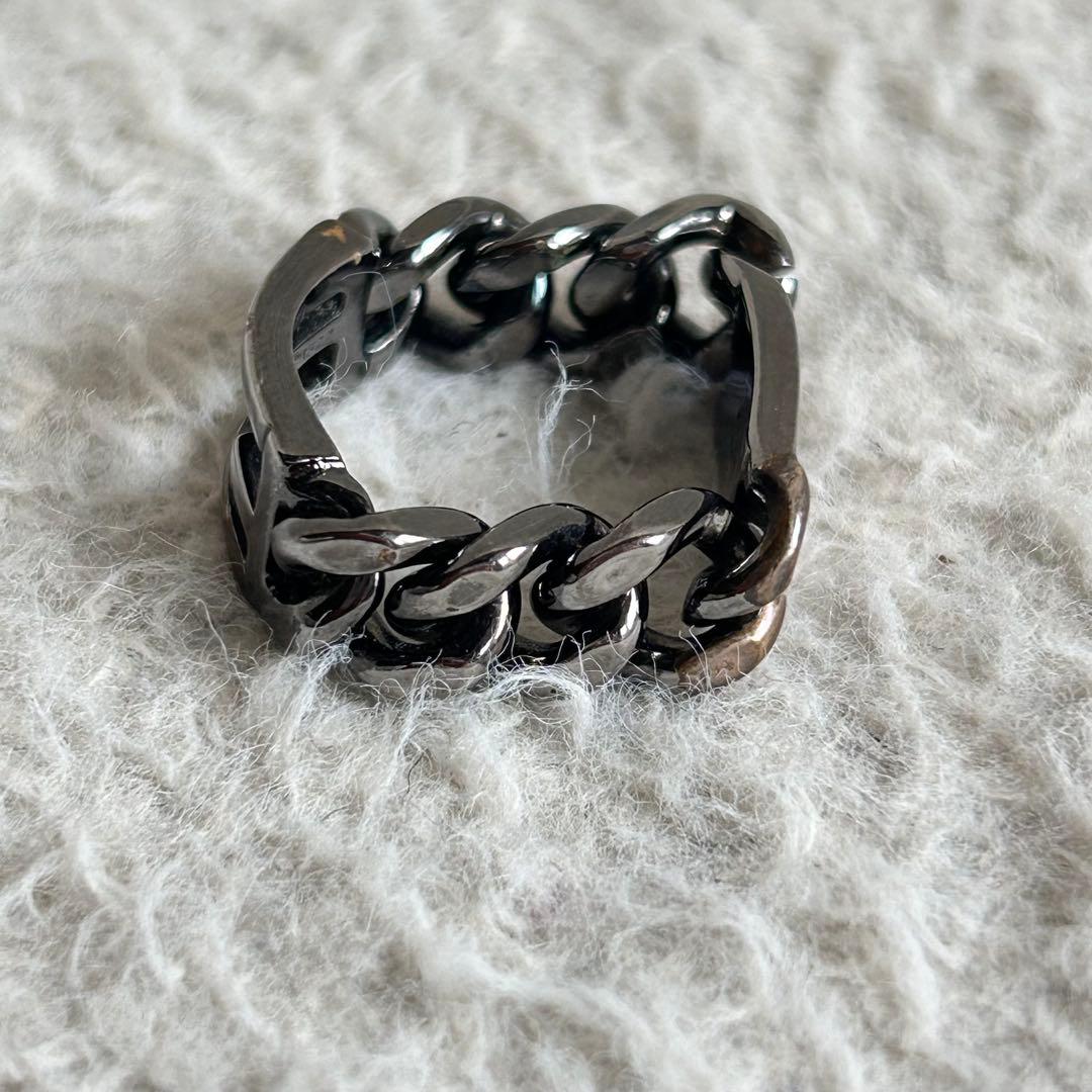 超激レア✨フェンディ チェーンリング 喜平 FFロゴ ズッカ メッキ イタリア製