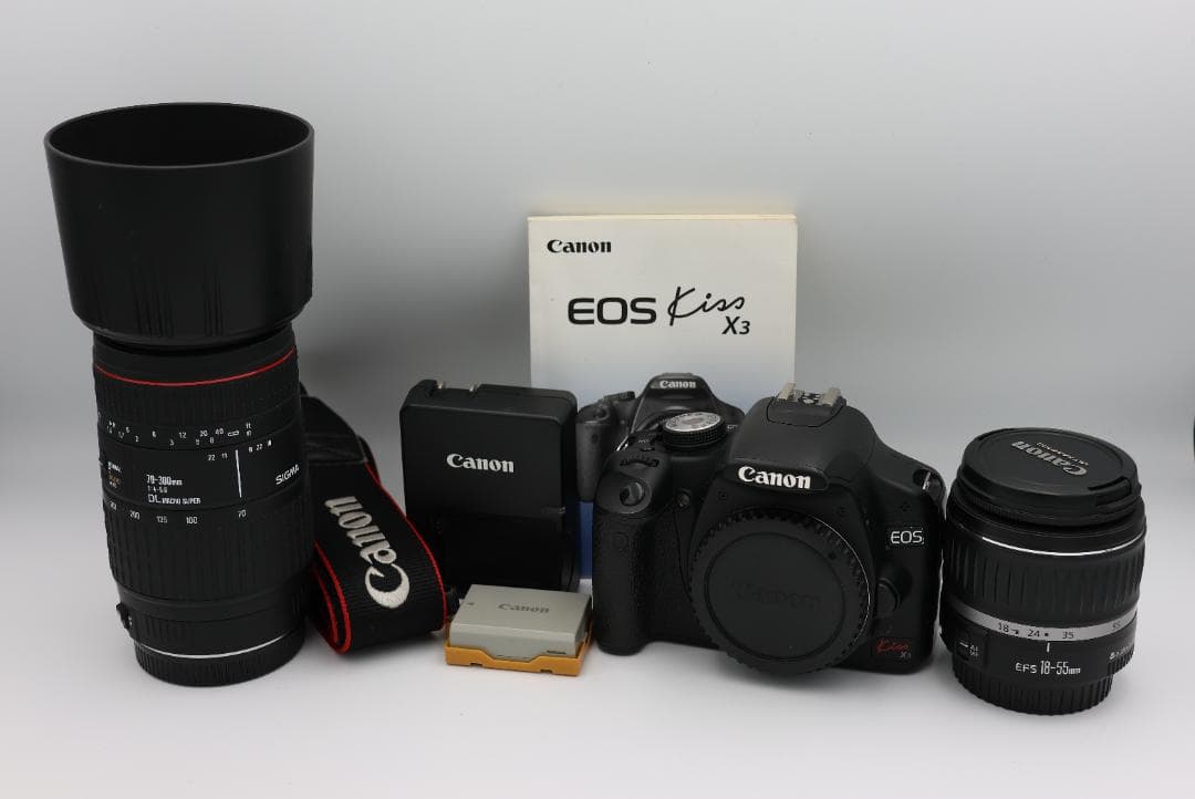 Canon EOS Kiss X3/デジタル一眼レフカメラ本体＋レンズ付き